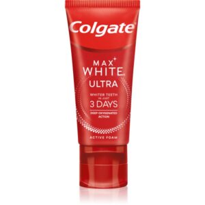 Colgate Max White Ultra Active Foam pasta de dinti cu efect innalbitor 50 ml-Țena