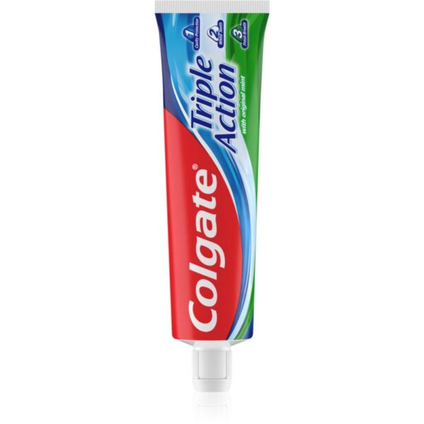 Colgate Triple Action Original Mint pastă de dinți impotriva cariilor dentare 50 ml-ro