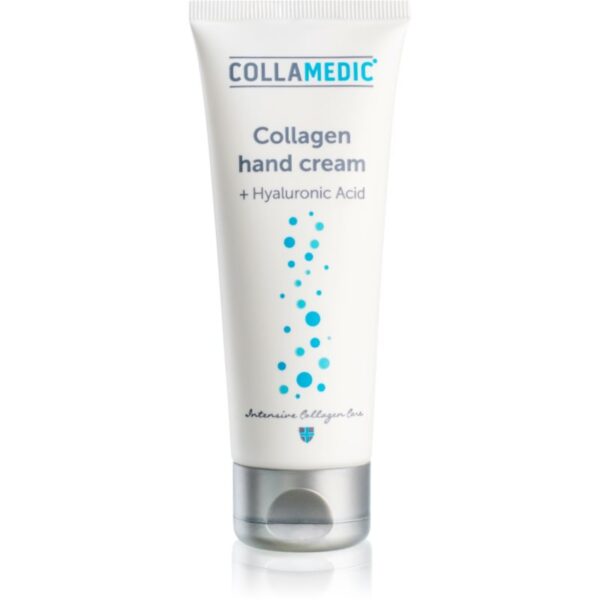 Collamedic Collagen hand cream crema ce ofera elasticitatea pielii mainilor cu acid hialuronic 75 ml-ro