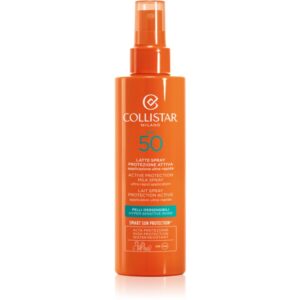 Collistar Active Protection Milk Spray SPF 50 lotiune protectoare pentru plaja SPF 50 200 ml-Țena