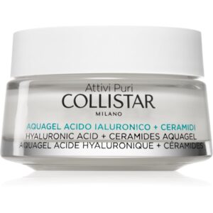 Collistar Attivi Puri Hyaluronic Acid + Ceramides Aquagel cremă-gel hidratant cu efect de strălucire cu acid hialuronic 50 ml-Țena