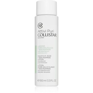 Collistar Attivi Puri Salicylic Acid + Niacinamide Toner și emulsie pentru diminuarea porilor 100 ml-ro