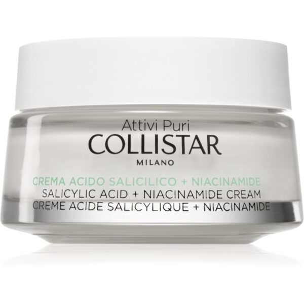 Collistar Attivi Puri Salicylic Acid + Niacinamide crema calmanta cu acid salicilic 50 ml-ro