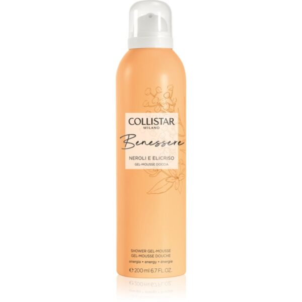 Collistar Benessere Neroli and Helichrysum spumă pentru duș cu textura de gel 200 ml-ro