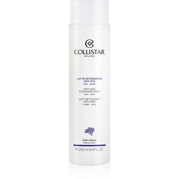 Collistar Cleansers Anti-age lapte pentru curatare pentru intinerirea pielii 250 ml-Țena