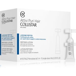 Collistar Hair Peptides Lotion Anti-hair Loss ulei pentru par cu peptide 15x5 ml-Țena