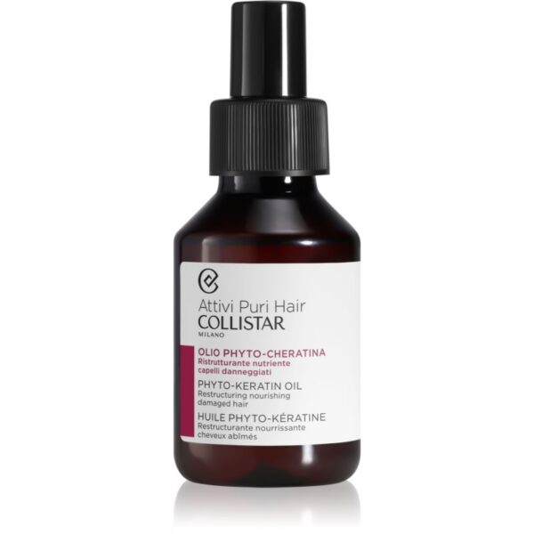 Collistar Hair Phyto-Keratin Oil Restructuring Nourishing ulei de par regenerator cu keratina 100 ml-ro