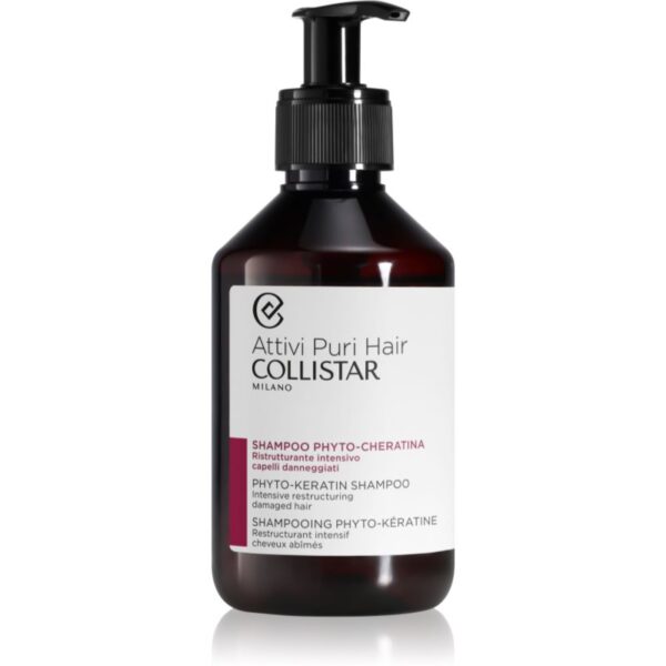 Collistar Hair Phyto-Keratin Shampoo Intensive Restructuring șampon cu keratina 250 ml-ro