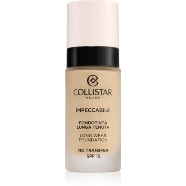 Collistar Impeccabile Long Wear Foundation machiaj persistent SPF 15 1N Avory 30 ml-ro