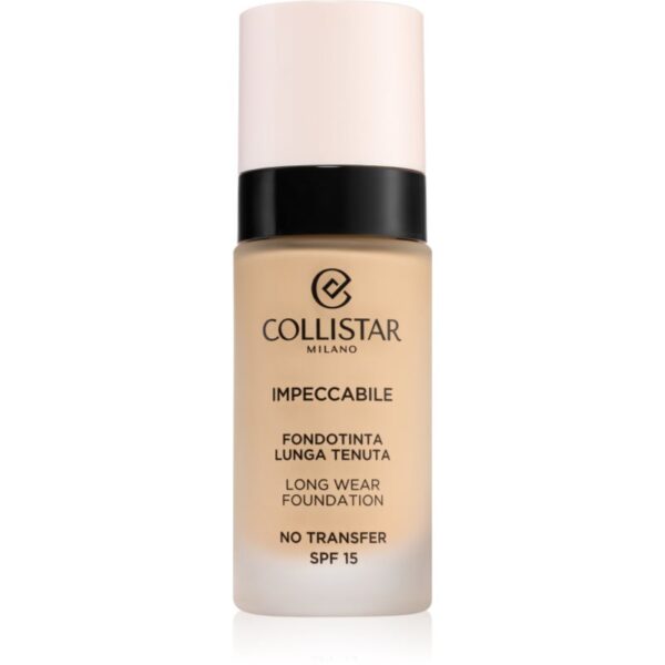 Collistar Impeccabile Long Wear Foundation machiaj persistent SPF 15 1R Rosy Avory 30 ml-ro
