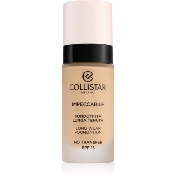Collistar Impeccabile Long Wear Foundation machiaj persistent SPF 15 2R Rosy Beige 30 ml-ro