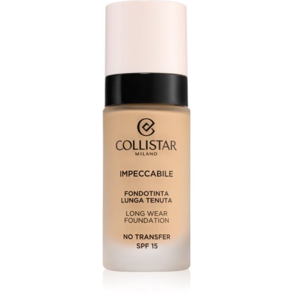 Collistar Impeccabile Long Wear Foundation machiaj persistent SPF 15 3R Rosy Natural 30 ml-ro