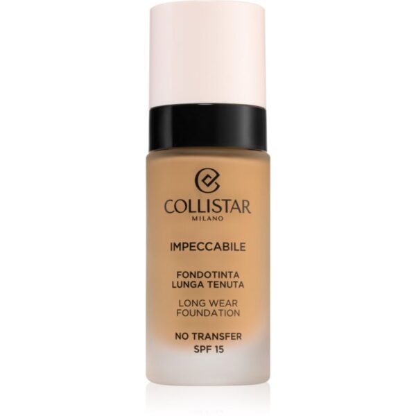 Collistar Impeccabile Long Wear Foundation machiaj persistent SPF 15 4G Golden Sand 30 ml-ro