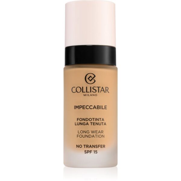 Collistar Impeccabile Long Wear Foundation machiaj persistent SPF 15 4N Sand 30 ml-ro