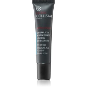Collistar Linea Uomo Attivi Puri Eye Contour Hyaluronic Acid + Caffeine Eye Contour Cremă anti-îmbătrânire cu efect iluminator 15 ml-ro