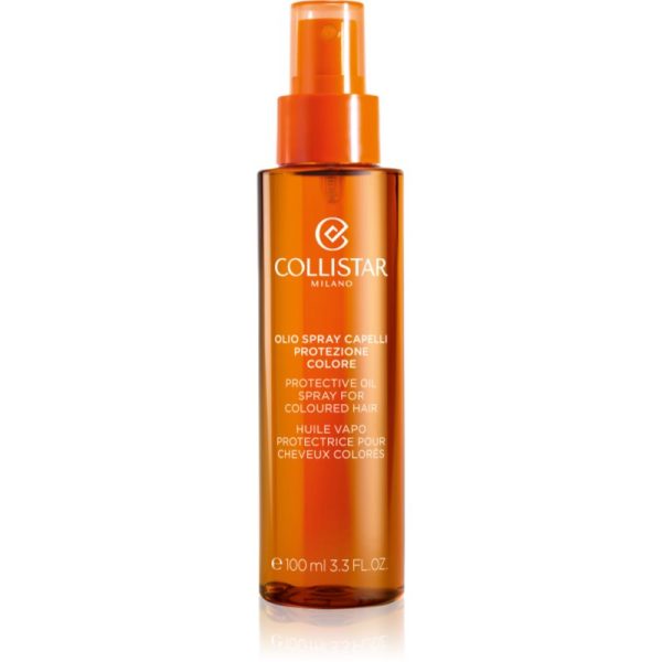 Collistar Protective Oil Spray for Coloured Hair Ulei protector de păr pentru protecție solară pentru păr vopsit in spray 100 ml-Țena