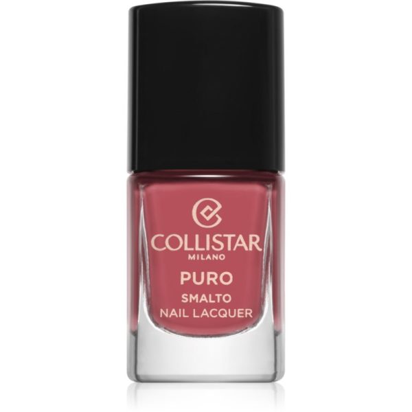 Collistar Puro Long-Lasting Nail Lacquer lac de unghii cu rezistenta indelungata culoare 102 Rosa Antico 10 ml-Țena