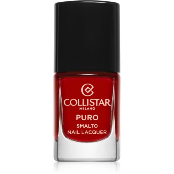 Collistar Puro Long-Lasting Nail Lacquer lac de unghii cu rezistenta indelungata culoare 109 Papavero Ipnotico 10 ml-Țena
