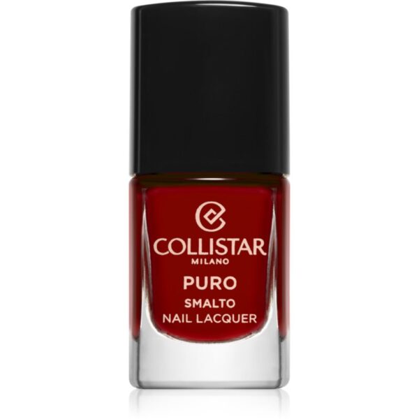 Collistar Puro Long-Lasting Nail Lacquer lac de unghii cu rezistenta indelungata culoare 111 Rosso Milano 10 ml-Țena