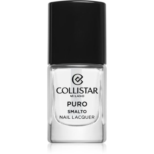 Collistar Puro Long-Lasting Nail Lacquer lac de unghii cu rezistenta indelungata culoare 301 Cristallo Puro 10 ml-ro