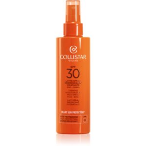 Collistar Smart Sun Protection Tanning Moisturizing Milk Spray SPF 30 spay-lotiune de protectie solara SPF 30 200 ml-Țena
