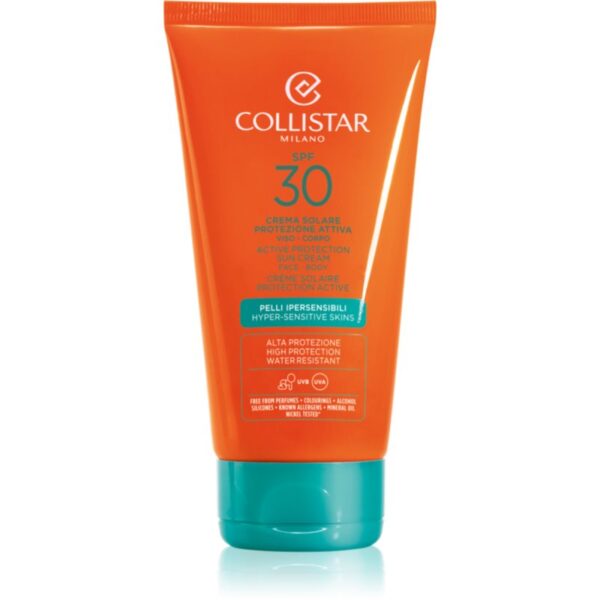 Collistar Special Perfect Tan Active Protection Sun Cream crema pentru protecție solară rezistenta la apa SPF 30 150 ml-ro