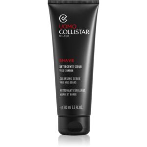 Collistar Uomo Face and Beard Cleansing Scrub peeling pentru curatarea pielii inainte de barbirit 100 ml-Țena