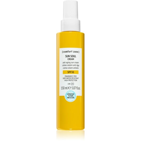 Comfort Zone Sun Soul SPF 30 crema pentru protecție solară rezistenta la apa corp si fata SPF 30 150 ml-ro