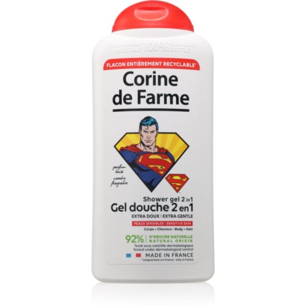 Corine de farme Shower Gel 2 in 1 Superman gel de duș 2 in 1 300 ml-ro