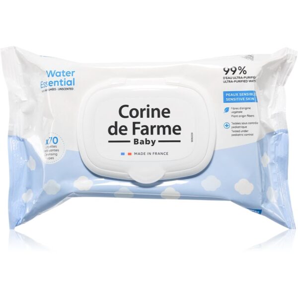 Corine de farme Water Wipes servetele delicate pentru copii 70 buc-ro