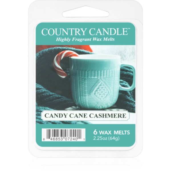Country Candle Candy Cane Cashmere ceară pentru aromatizator 64 g-Țena
