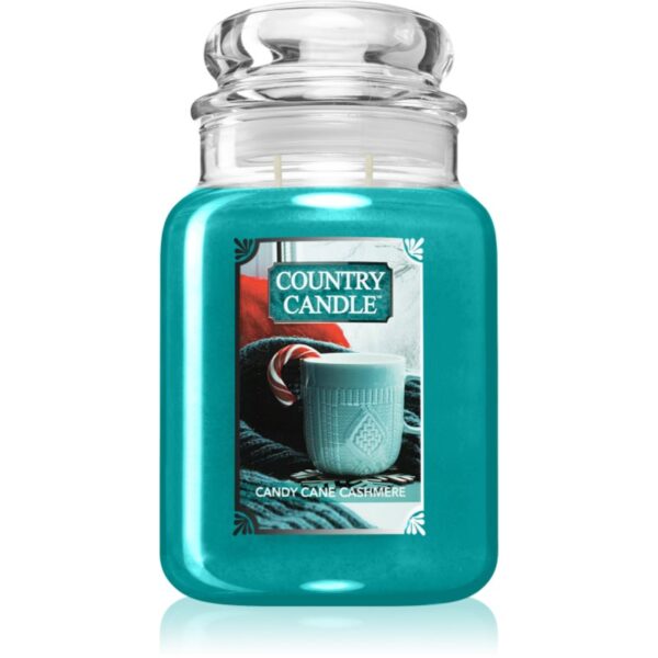 Country Candle Candy Cane Cashmere lumânare parfumată 680 g-Țena