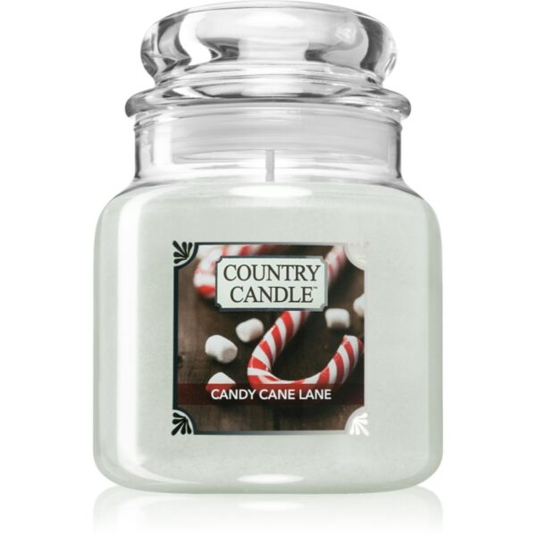 Country Candle Candy Cane Lane lumânare parfumată 453 g-Țena
