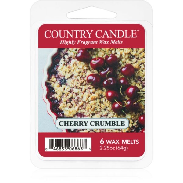 Country Candle Cherry Crumble ceară pentru aromatizator 64 g-ro