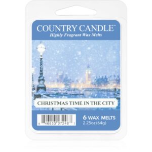 Country Candle Christmas Time In The City ceară pentru aromatizator 64 g-ro