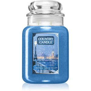 Country Candle Christmas Time In The City lumânare parfumată 680 g-Țena