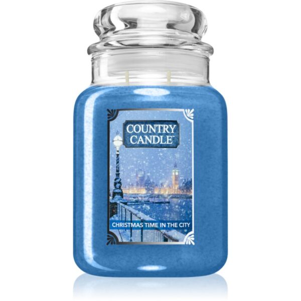 Country Candle Christmas Time In The City lumânare parfumată 680 g-Țena