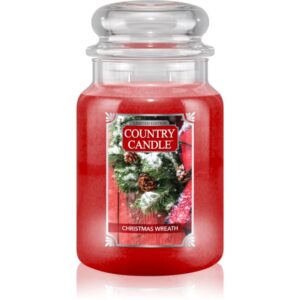 Country Candle Christmas Wreath lumânare parfumată 737 g-Țena