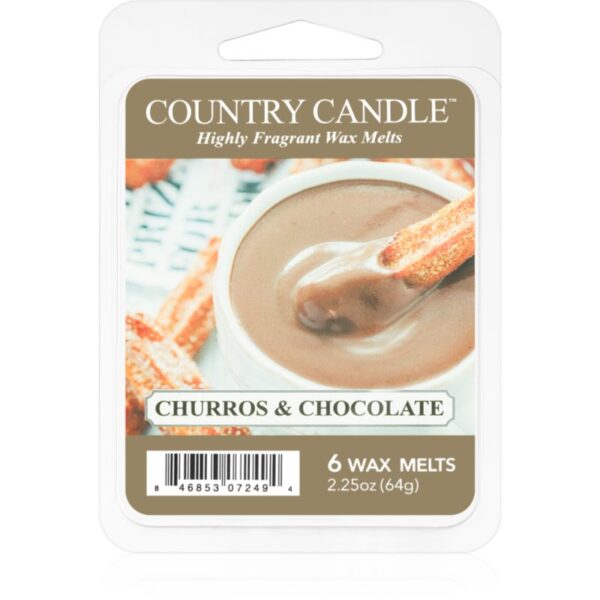 Country Candle Churros & Chocolate ceară pentru aromatizator 64 g-ro