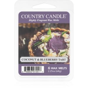 Country Candle Coconut & Blueberry Tart ceară pentru aromatizator 64 g-ro