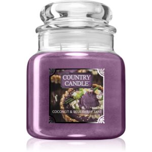 Country Candle Coconut & Blueberry Tart lumânare parfumată 453 g-Țena