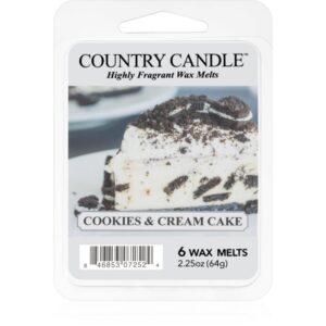 Country Candle Cookies & Cream Cake ceară pentru aromatizator 64 g-ro
