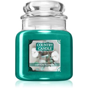 Country Candle Cotton Flowers lumânare parfumată 510 g-ro