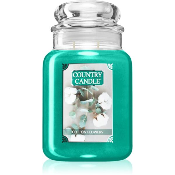 Country Candle Cotton Flowers lumânare parfumată 737 g-Țena