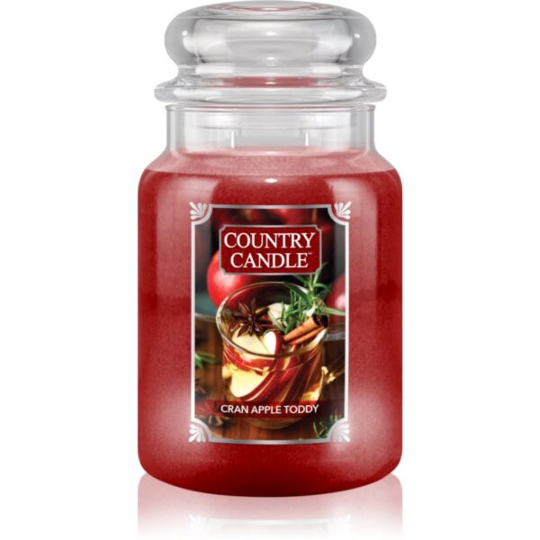 Country Candle Cran Apple Toddy lumânare parfumată 680 g-ro