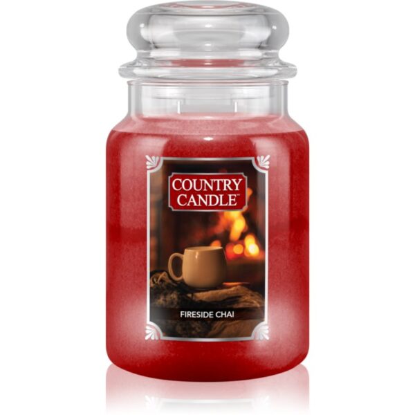 Country Candle Fireside Chai lumânare parfumată 680 g-ro