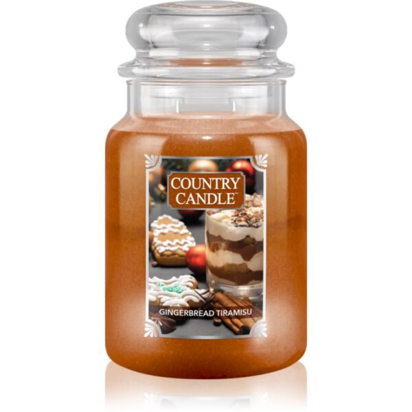 Country Candle Gingerbread Tiramisu lumânare parfumată 680 g-ro