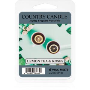 Country Candle Lemon Tea & Roses ceară pentru aromatizator 64 g-Țena