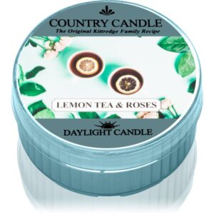 Country Candle Lemon Tea & Roses lumânare 42 g-ro