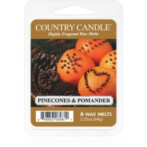 Country Candle Pinecone & Pomander ceară pentru aromatizator 64 g-Țena
